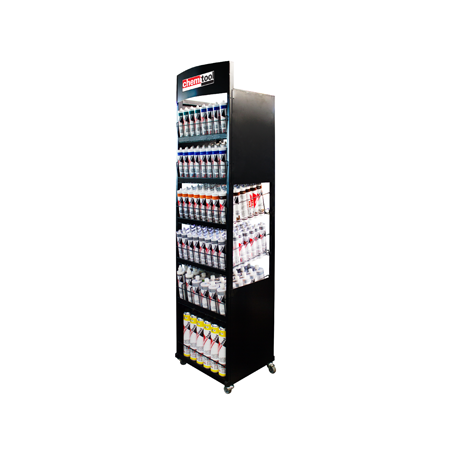 Expositor De Produtos Químicos para Construção CHEMITOOL CHEMICALS
