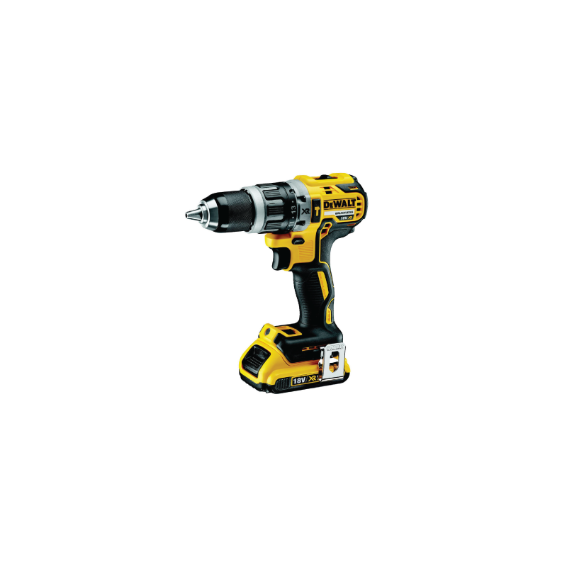 DeWalt 2Ah 18V Max XR Li-Ion Brushless Compact Hammer Drill