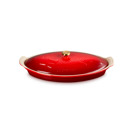 Travessa para Peixe com Tampa 34cm Cerise - Heritage