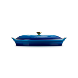 Travessa para Peixe com Tampa 34cm Azure - Heritage