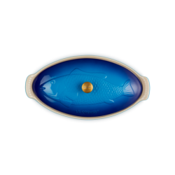 Fish Platter with Lid 34cm Azure - Heritage