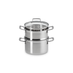 3-ply Casserole with Steamer Set
