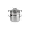 3-ply Casserole with Steamer Set