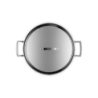 3-ply Stainless Steel Deep Casserole 28cm