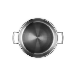 3-ply Stainless Steel Deep Casserole 28cm