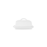 Stoneware Butter Dish - White