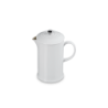 Stoneware Cafetière White 1L