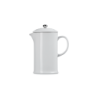 Stoneware Cafetière White 1L