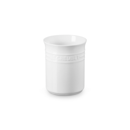 Stoneware Small Utensil Jar White - Classic