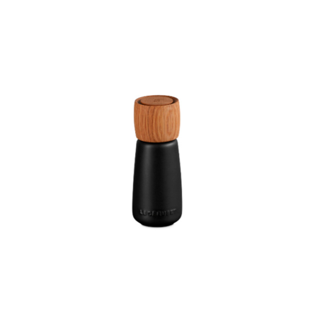 Molinillo de Sal Madera y Negro Mate 270ml