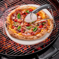 Pedra para Pizza com Pegas e Cortador Redondo - Darioso