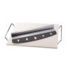 Square Pizza Stone with Stand and Cutter - Darioso