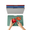 Set of 4 Chopping Boards Silver - Folio Large
