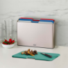 Set of 4 Chopping Boards Silver - Folio Large
