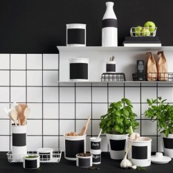 Kitchen Basket Black 30x30cm - Baskets