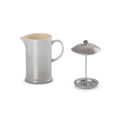 Stoneware Cafetière 800ml Mist Grey
