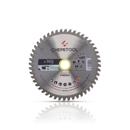 Disco Pastilhado Multimaterial Melamina Ø165X20 Z48 CHEMITOOL CUTTING