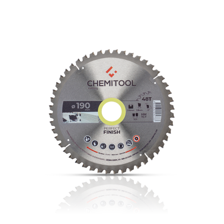 Disco Pastilhado Multimaterial Melamina Ø190X30 Z48 CHEMITOOL CUTTING