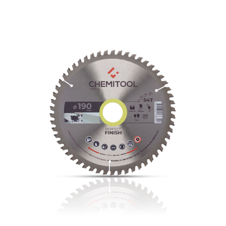 Disco Pastilhado Multimaterial Melamina Ø190X30 Z54 CHEMITOOL CUTTING
