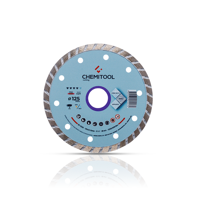 Rueda Turbo Diamantada 125mm CHEMITOOL CUTTING