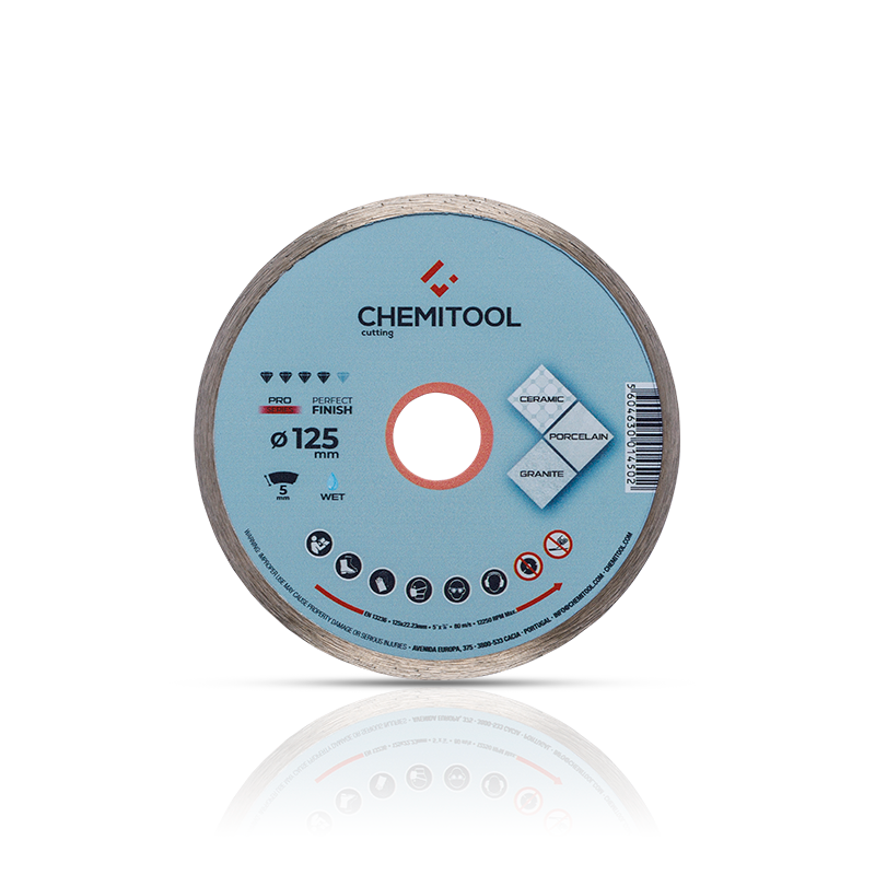 CHEMITOOL CUTTING Continuous Stripe Diamond Wheel 125mm