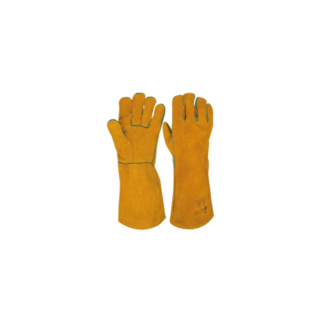 CHEMITOOL SAFETY Croute welder gloves with cotton lining Size 9