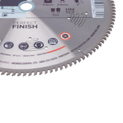 Disco Pastilhado Alumínio  Ø450X30 Z120 CHEMITOOL CUTTING