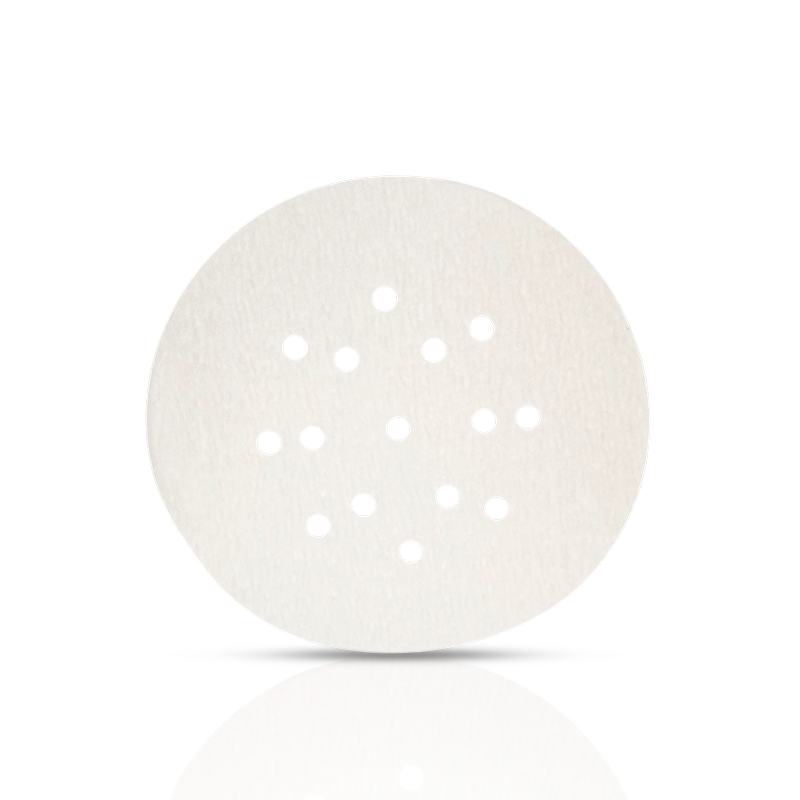 Disco de Lixa Autoaderente 150mm G280 com 15 Furos PROGRIP WHITE CHEMITOOL