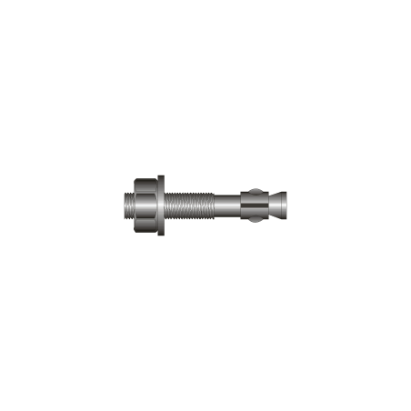 Bucha Segmentada Aço Zincado M10X80 LV205 CHEMITOOL FASTENERS