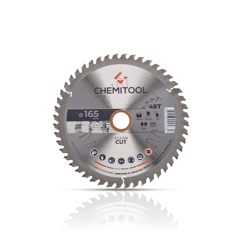 Disco Pastilhado Para Madeira Dura/MDF Ø165X20 Z4 CHEMITOOL CUTTING