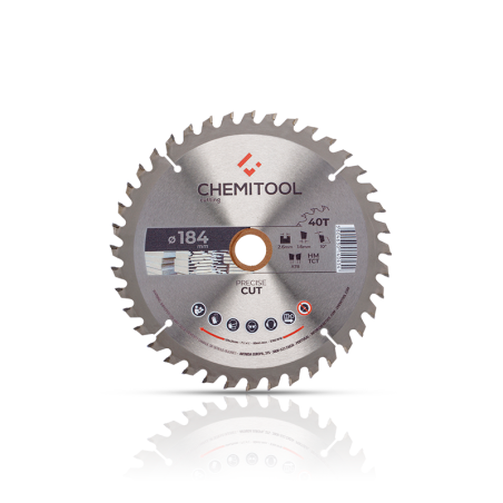 CHEMITOOL CUTTING Ø184X20 Z4 Tungsten Carbide Tipped Saw Blade Hard Wood/MDF