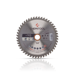 CHEMITOOL CUTTING Ø165X20 Z4 Tungsten Carbide Tipped Saw Blade Hard Wood/MDF