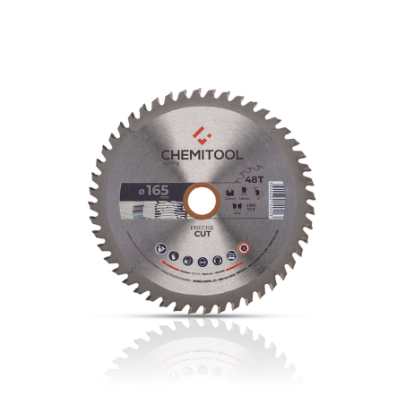 CHEMITOOL CUTTING Ø165X20 Z4 Tungsten Carbide Tipped Saw Blade Hard Wood/MDF