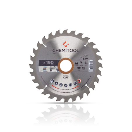 Disco Pastilhado Para Madeira Dura/MDF Ø190X30 Z2 CHEMITOOL CUTTING