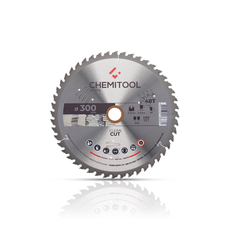 Disco Pastilhado Para Madeira Dura/MDF Ø300X30 Z4 CHEMITOOL CUTTING