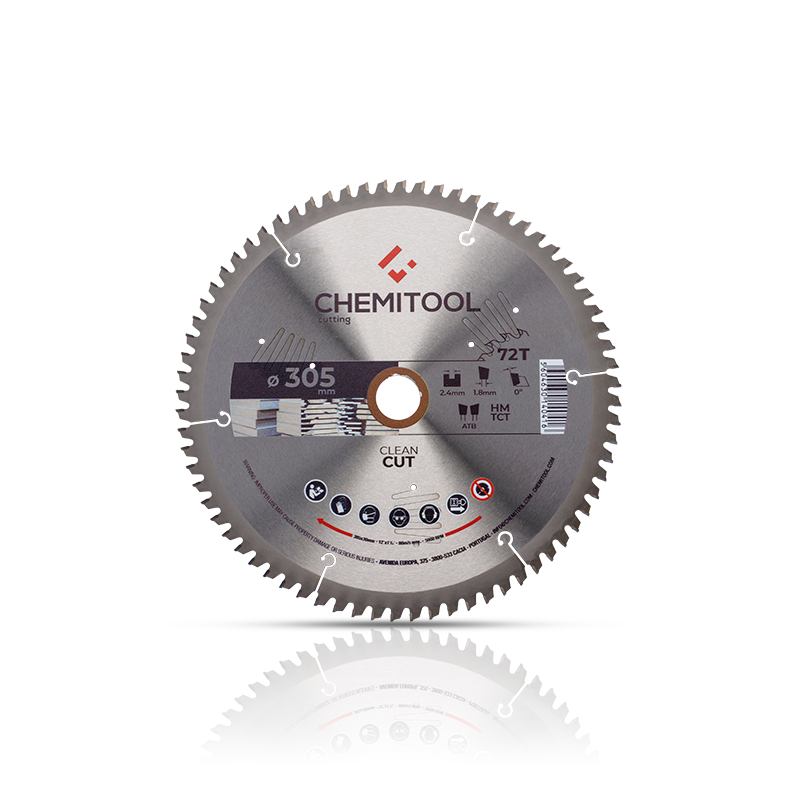 Disco Pastilhado Para Madeira Dura/MDF Ø305X30 Z7 CHEMITOOL CUTTING
