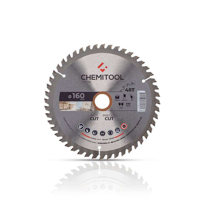 Hoja de Sierra Circular Construción Ø160X20 Z48 CHEMITOOL CUTTING