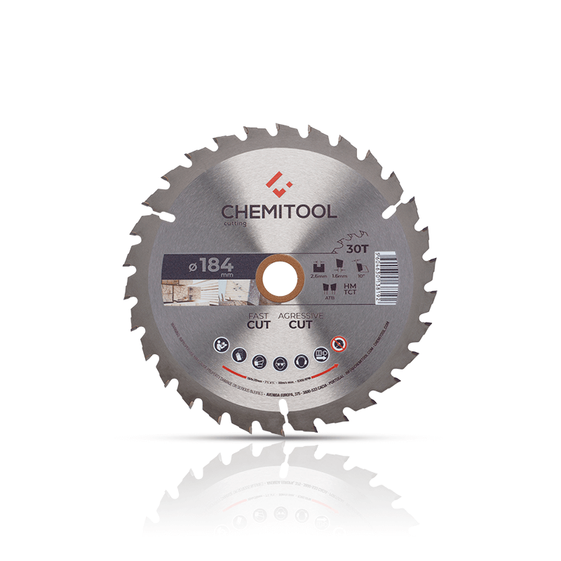 Hoja de Sierra Circular Construción Ø184X20 Z30 CHEMITOOL CUTTING
