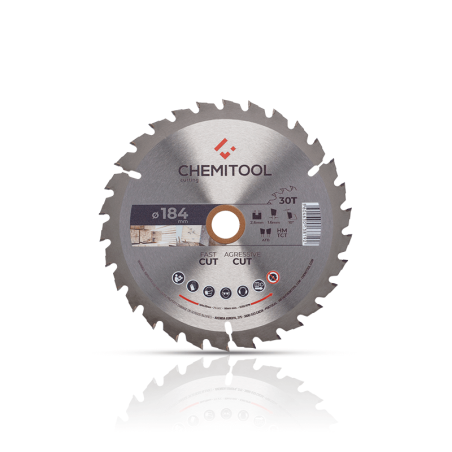 Hoja de Sierra Circular Construción Ø184X20 Z30 CHEMITOOL CUTTING