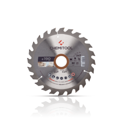 Hoja de Sierra Circular Construción Ø190X30 Z24 CHEMITOOL CUTTING