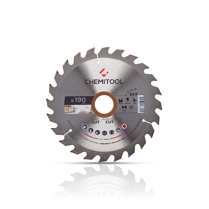 Hoja de Sierra Circular Construción Ø190X30 Z24 CHEMITOOL CUTTING