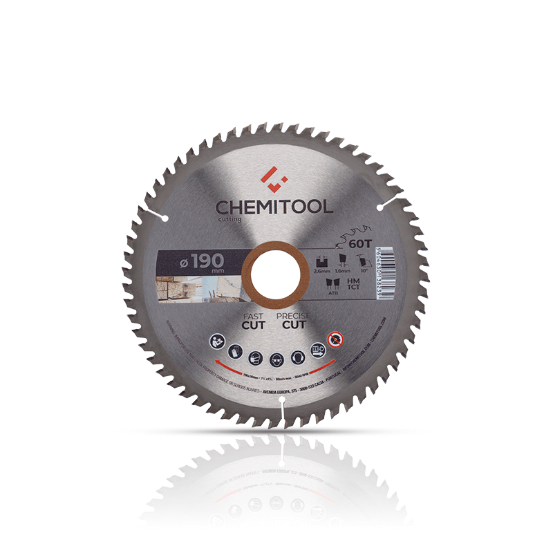 Disco Pastilhado Construção Ø190X30 Z60 CHEMITOOL CUTTING