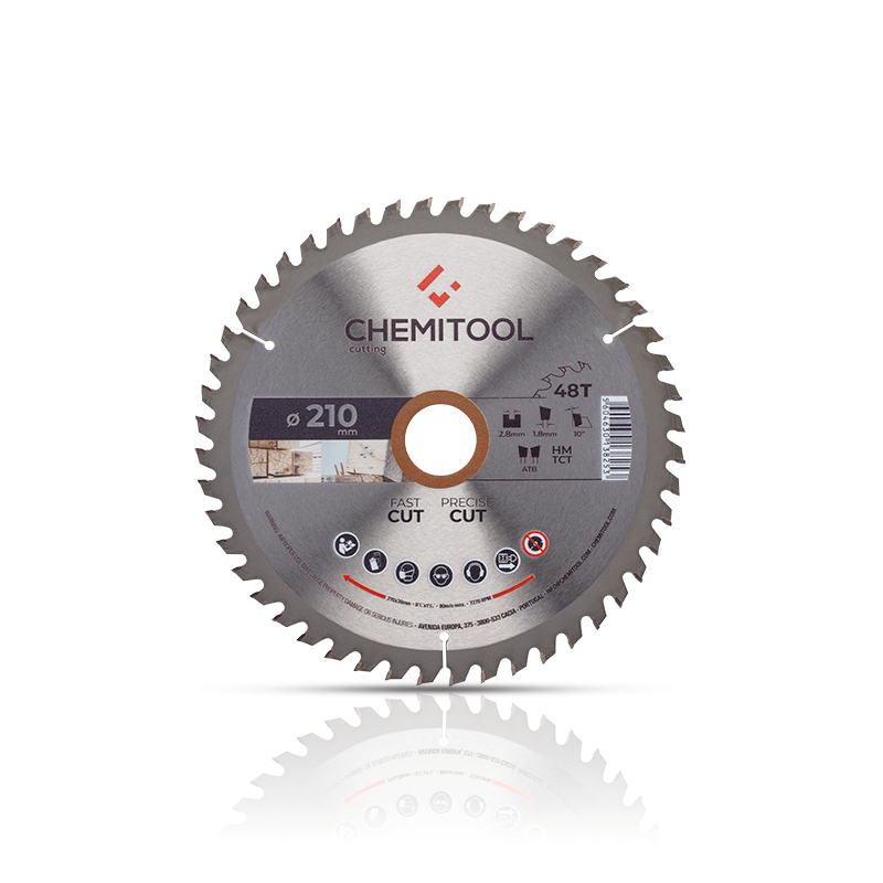 Disco Pastilhado Construção Ø210X30 Z48 CHEMITOOL CUTTING