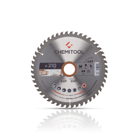 Disco Pastilhado Construção Ø210X30 Z48 CHEMITOOL CUTTING