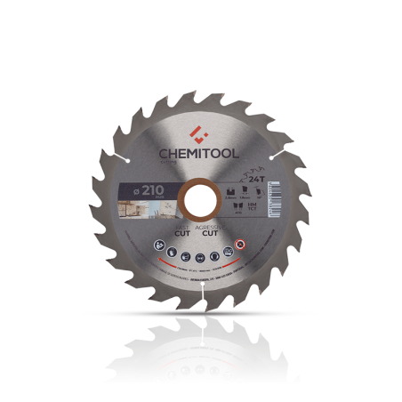 Hoja de Sierra Circular Construción Ø210X30 Z24 CHEMITOOL CUTTING