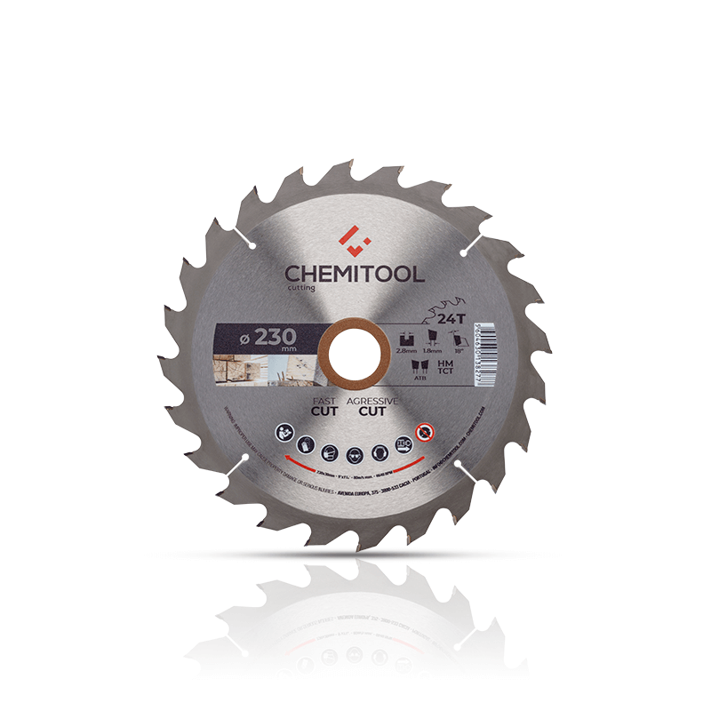 CHEMITOOL CUTTING Tungsten Carbide Tipped Saw Blade Construction Ø230X30 Z24