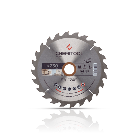 Hoja de Sierra Circular Construción Ø230X30 Z24 CHEMITOOL CUTTING