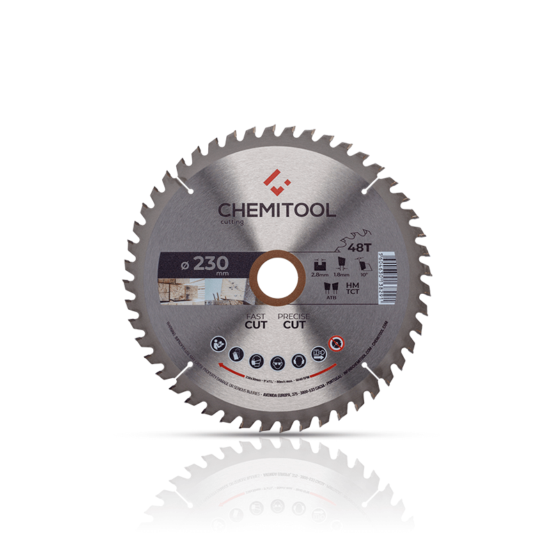 CHEMITOOL CUTTING Tungsten Carbide Tipped Saw Blade Construction Ø230X30 Z48