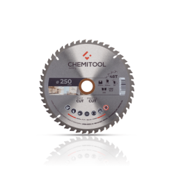 Hoja de Sierra Circular Construción Ø250X30 Z48 CHEMITOOL CUTTING