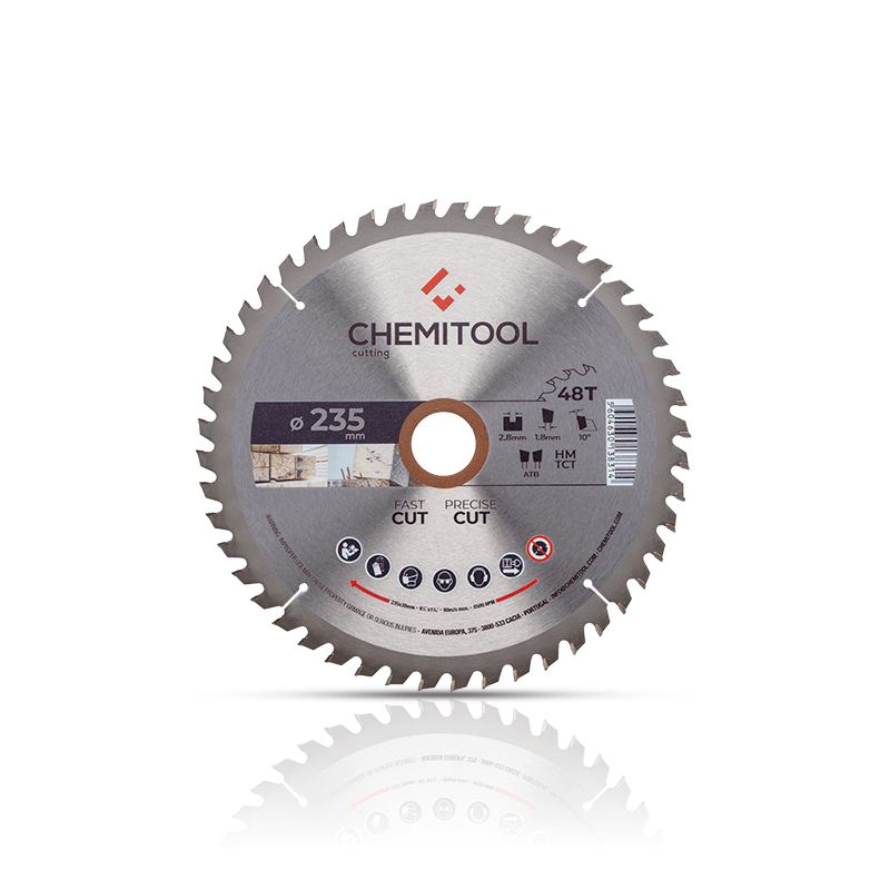 Disco Pastilhado ConstruçãoØ235X30 Z48 CHEMITOOL CUTTING